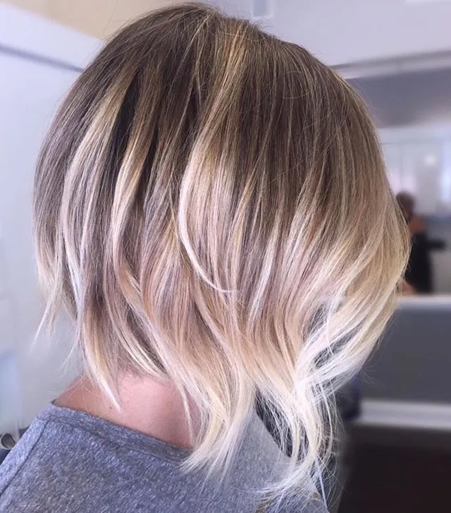 Unique Types of Hairstyles For Girls With Medium Hair 1 Balayage Bob Hairstyles for Girls with Medium Hair