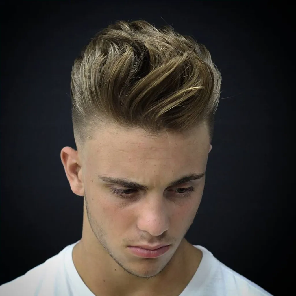 High Fade Curly Fringe High Fade Curly Fringe - Hairstyle for Men 2022