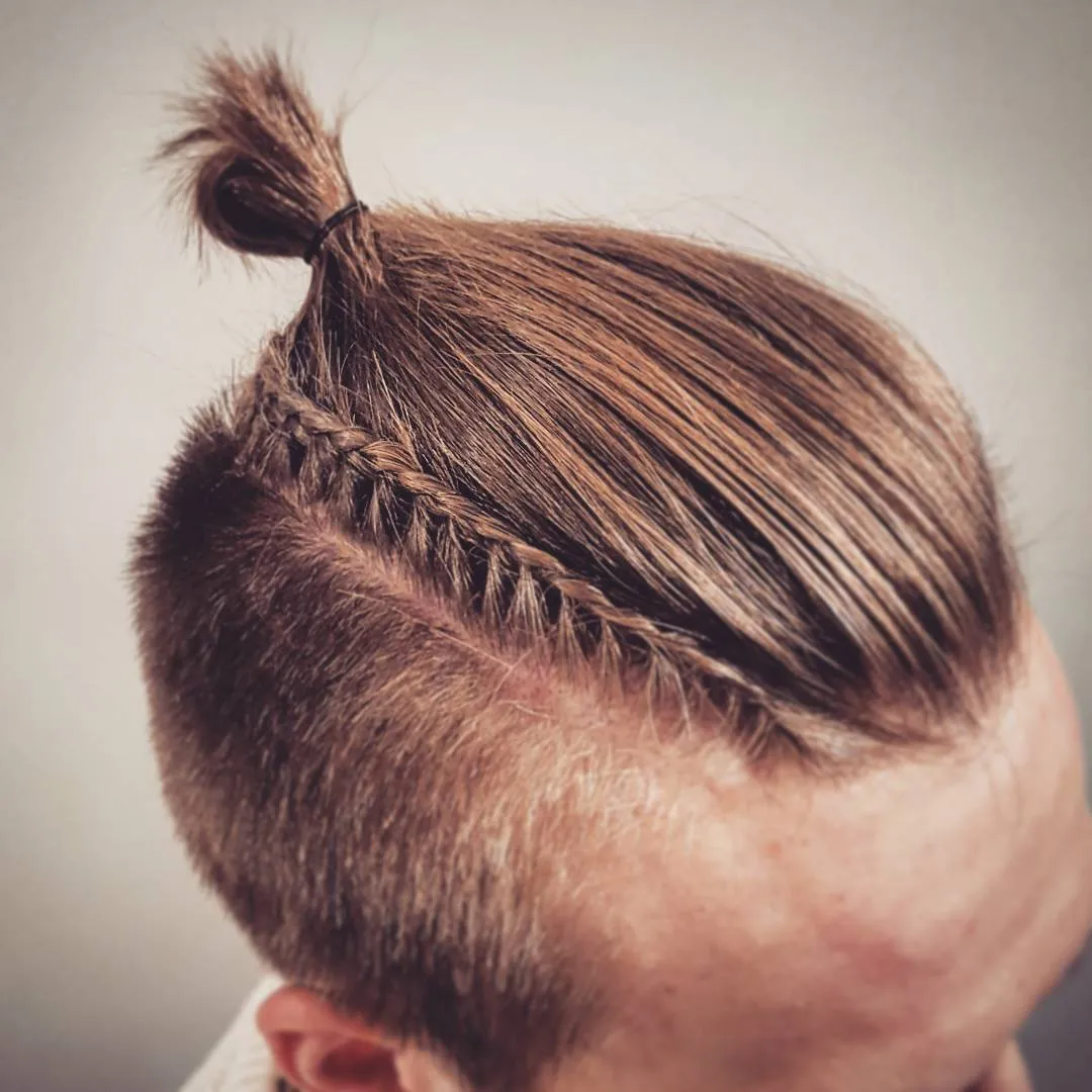 A man is showing Layered Braids Hairstyle A man is showing Layered Braids Hairstyle - hairstyles for Men 2022