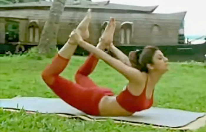 Dhanurasana Shilpa Shetty Yoga Poses
