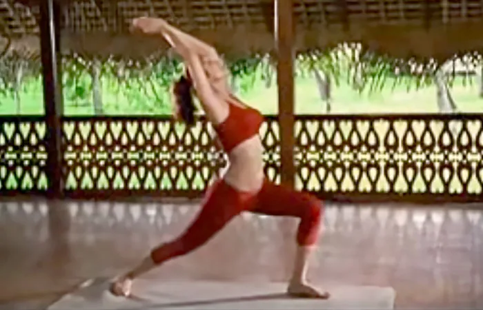 Virabhadrasana Shilpa Shetty Yoga Poses