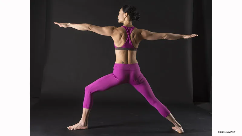 8 Yoga Poses to Strengthen Your Wrists and Prevent Injury 7 6. Activate your rotator cuff with warrior II Pose - Virabhadrasana II