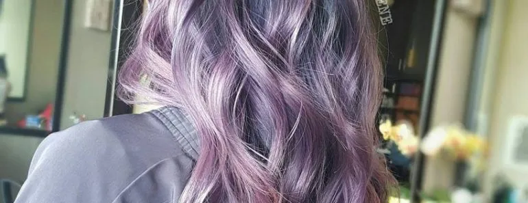 Ashy Violet Hair Color