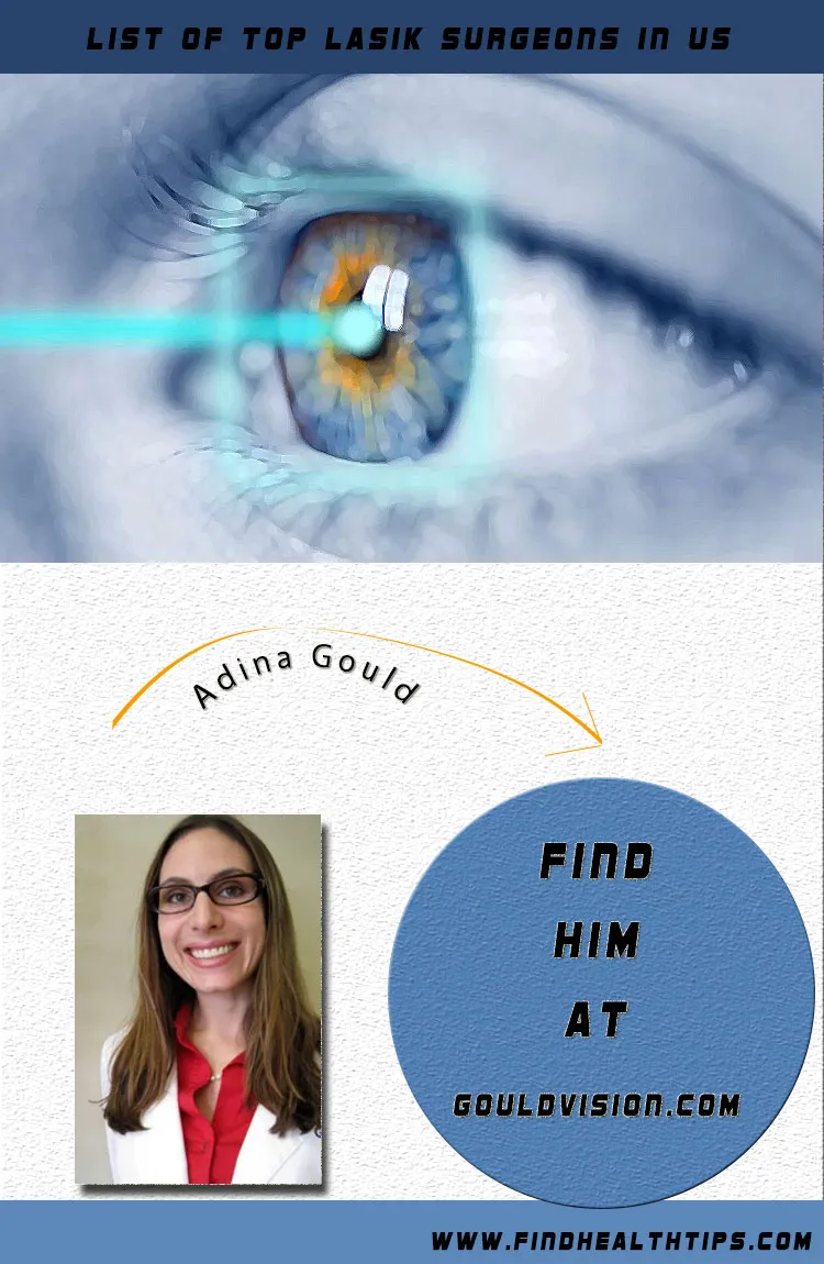 List of Top Lasik Eye Surgeons in US 5 adina gould top lasik surgeon usa