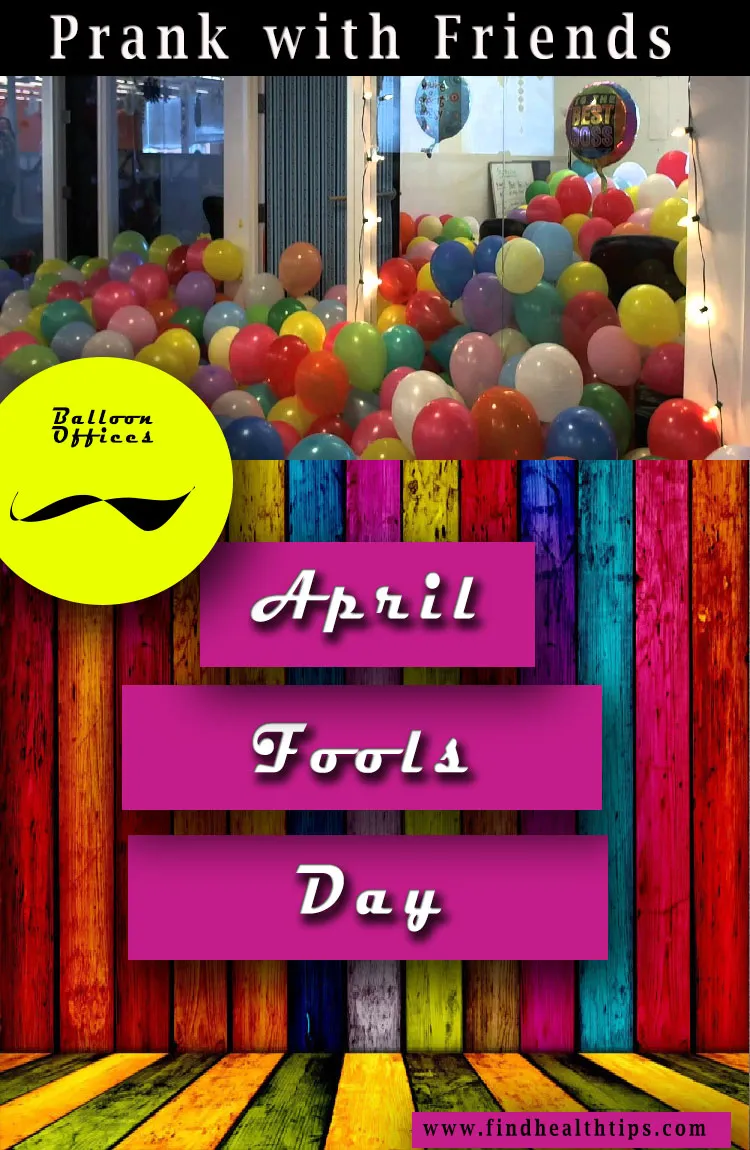 balloons office prank april fools day