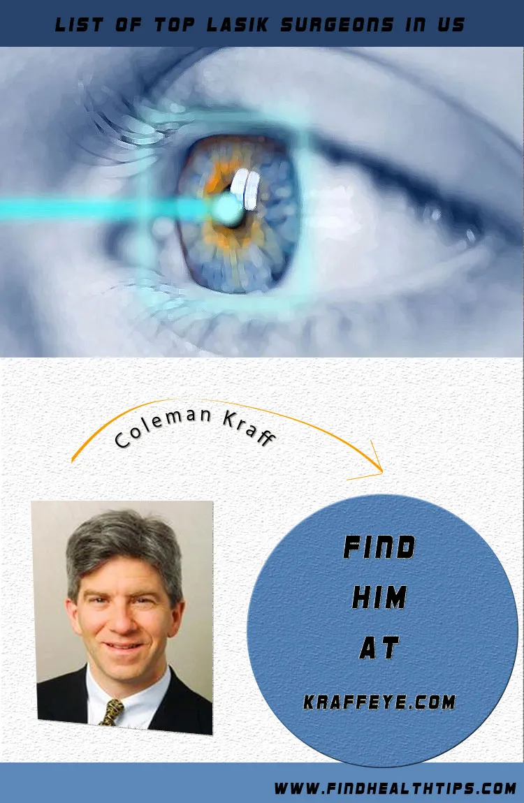 List of Top Lasik Eye Surgeons in US 4 coleman kraff top lasik surgeon usa
