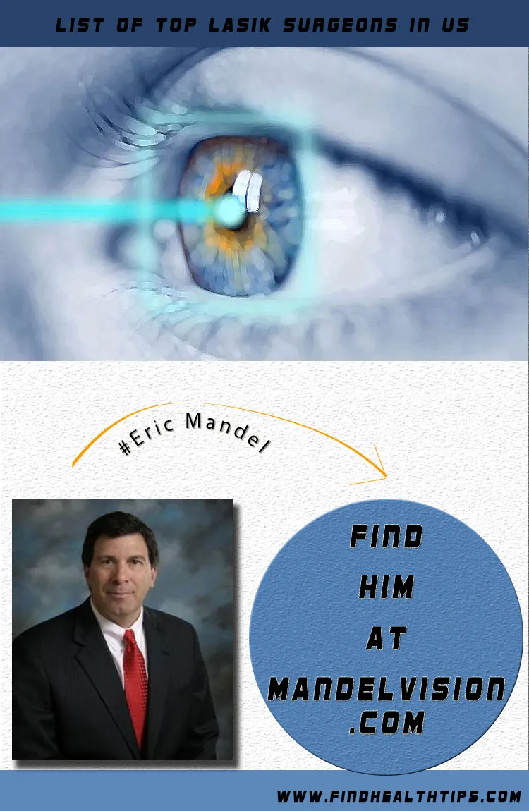 List of Top Lasik Eye Surgeons in US 2 eric mandel top lasik surgeon usa