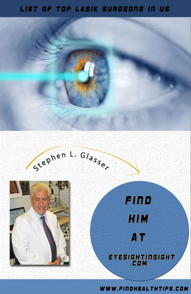 List of Top Lasik Eye Surgeons in US 10 stephen l glasser top lasik surgeon usa