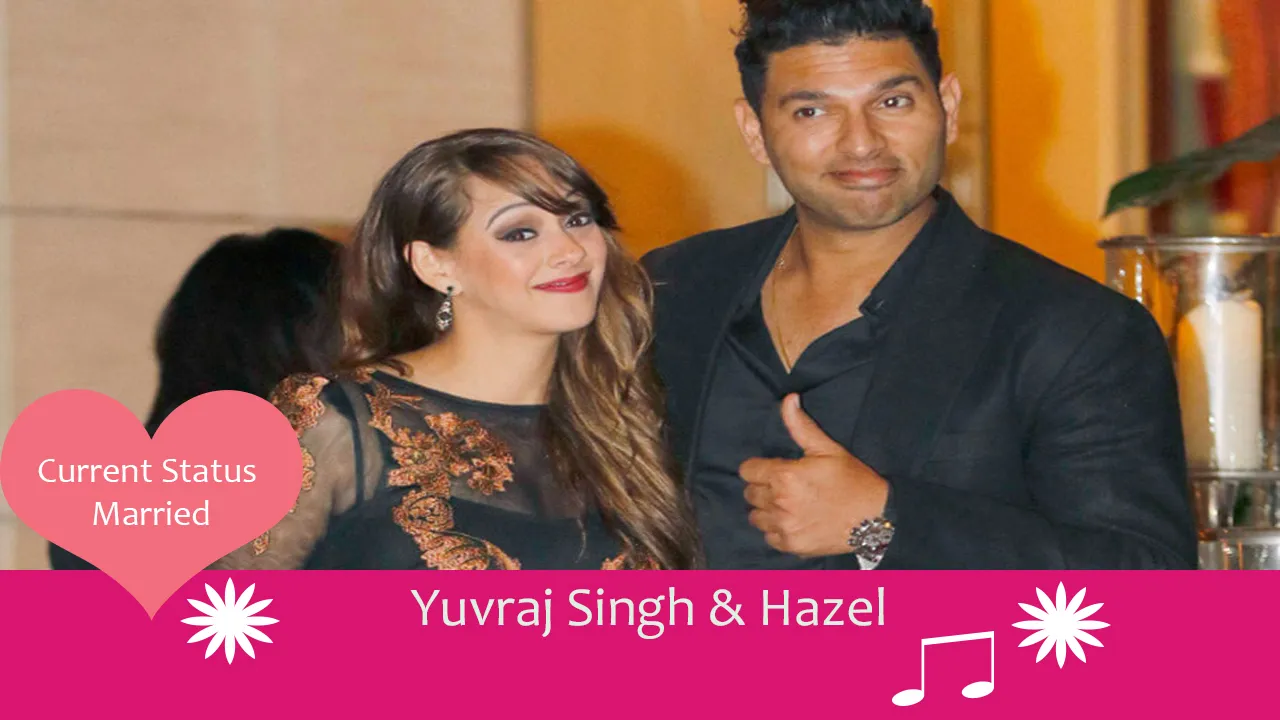 Famous Cricketer’s Love Affairs with Actresses 4 yuvraj singh Hazel cricketers who married celebrities