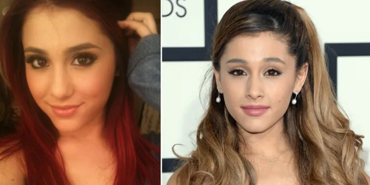 Ariana Grande with makeup and without makeup photos Ariana Grande with makeup and without makeup photos - male celebrities without makeup