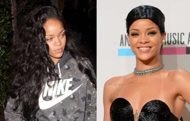 Rihanna without makeup and with makeup photos Rihanna without makeup and with makeup photos - celebrities without makeup 2022