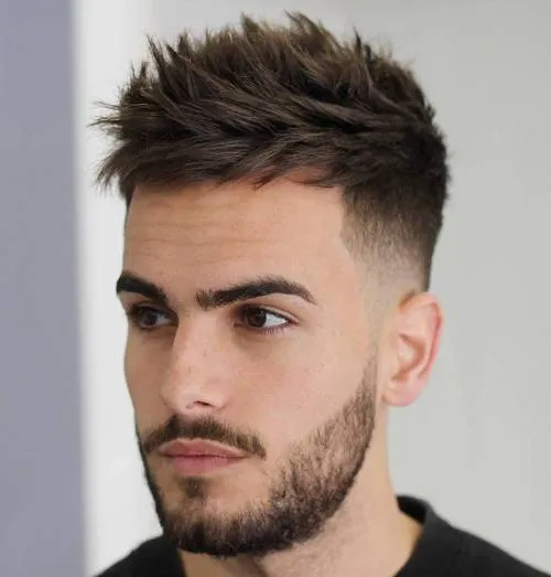 30 Short Latest Hairstyle for Men 2023 27 Spiky Short Hairstyle for Men