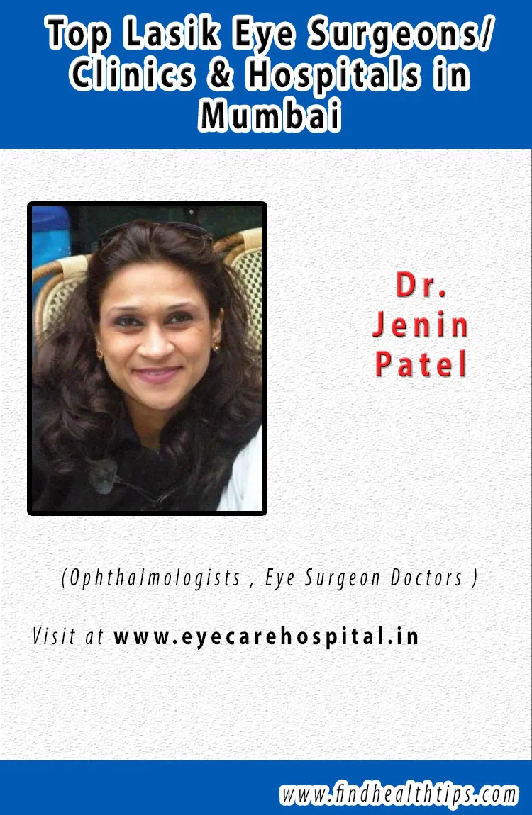 Dr. Jenin Patel top lasik eye surgeon in Mumbai