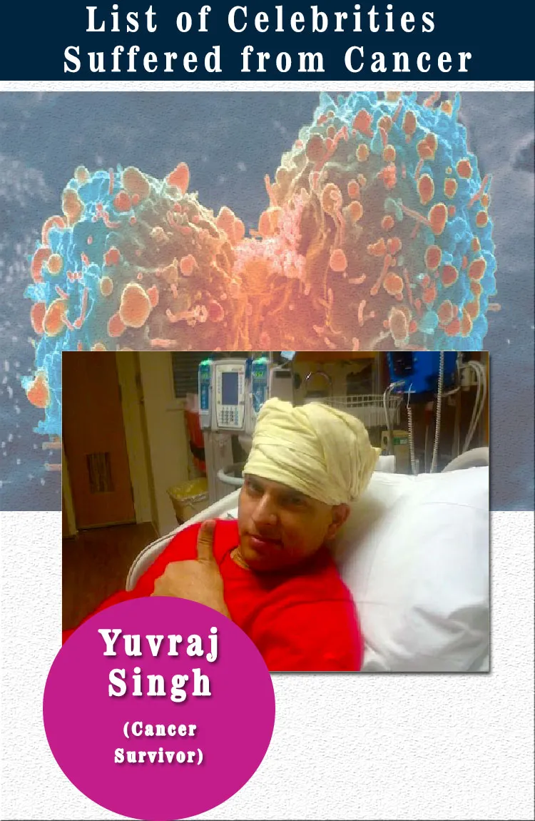 List of Famous Indian Celebrities Suffering (or Suffered) Due to Cancer - Updated 4 yuvraj singh celebrities suffered from cancer