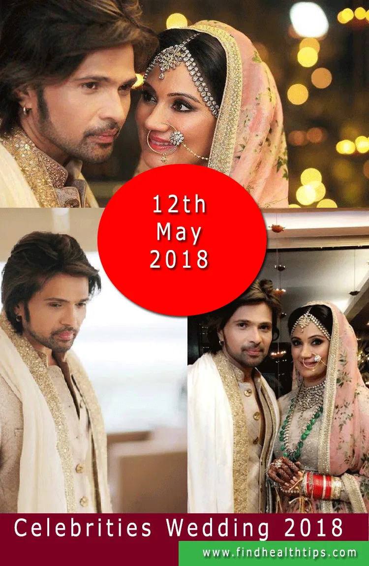 List of Indian Celebrities Who Got Married in 2017 - 2019 12 Himesh Reshammiya Celebrities Wedding 2018