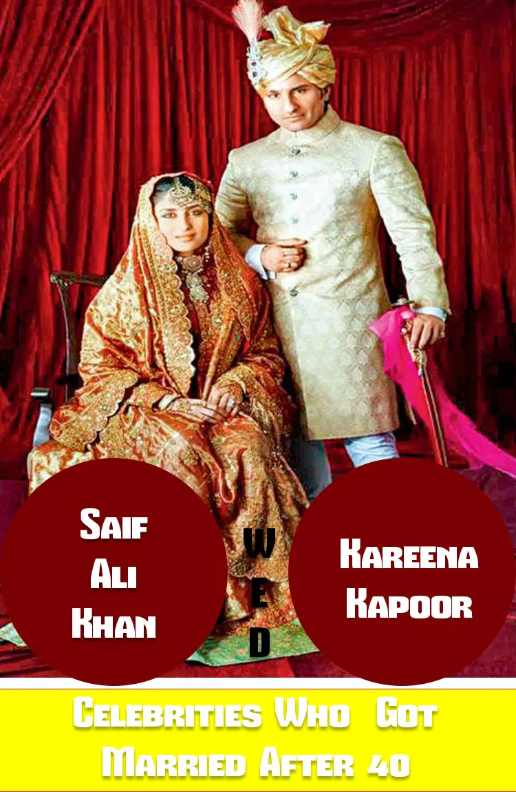 List of Bollywood Celebrities Who Got Married After the Age of 40 6 List of Bollywood Celebrities Who Got Married After the Age of 40 6