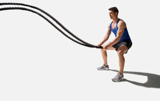 10 Exercises That Burn More Fat Than Running 7 Battling Ropes Burn More Fat Than Running