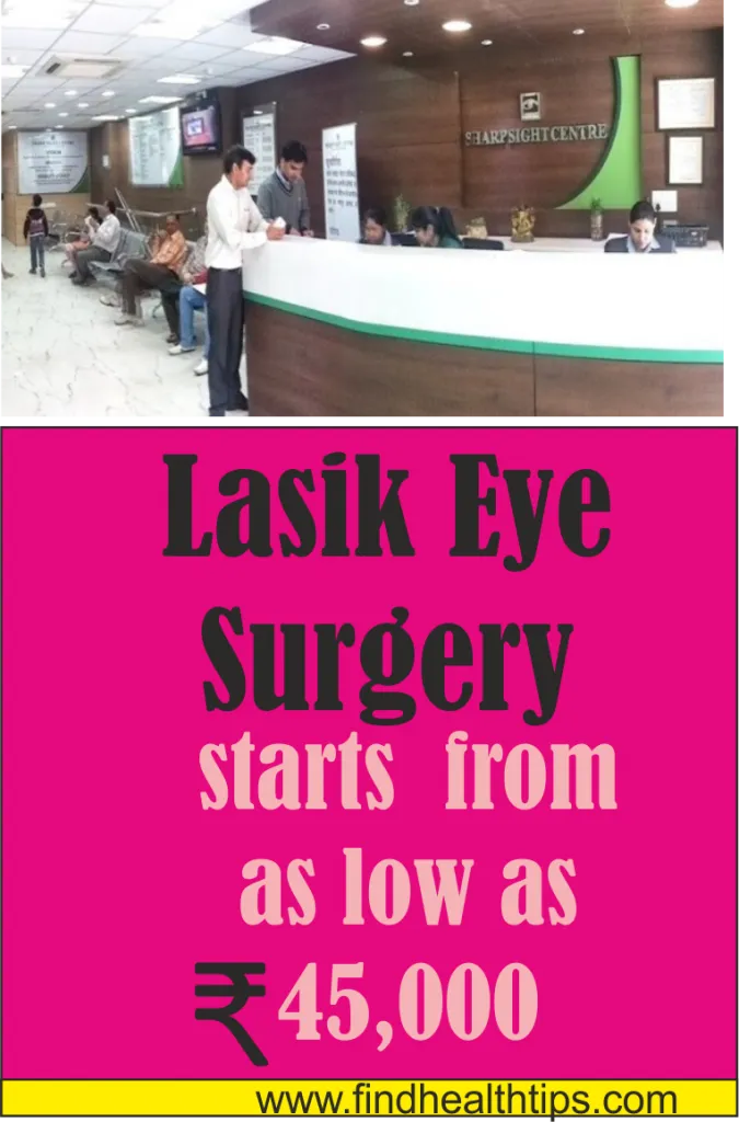 lasik eye surgery cost Sharp Sight Private Clinic Delhi
