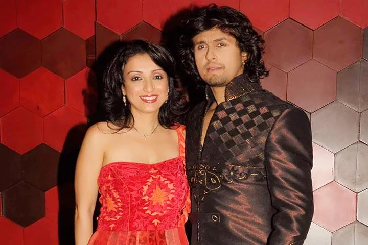 Top 19 Beautiful Indian Singer Couples - Bollywood Singers and Their Partners 3 Sonu Nigam Madhurima Beautiful Singer Couple