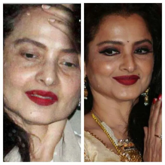 Rekha without makeup photos Rekha without makeup photos