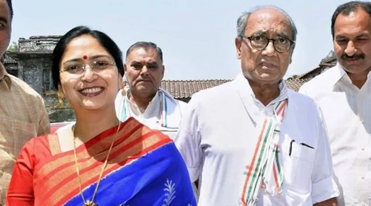 10 Most Beautiful Wives of Indian Politicians 11 Dig Vijay Singh and Amrita Rai beautiful wife of Indian politician