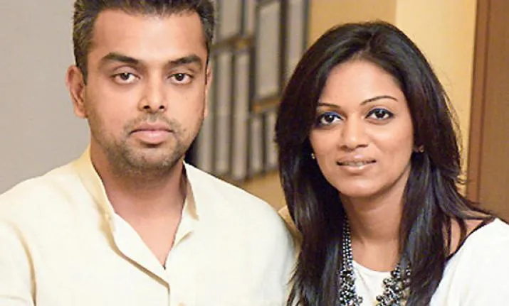 10 Most Beautiful Wives of Indian Politicians 2 Milind Deora and Pooja beautiful wife of Indian politician