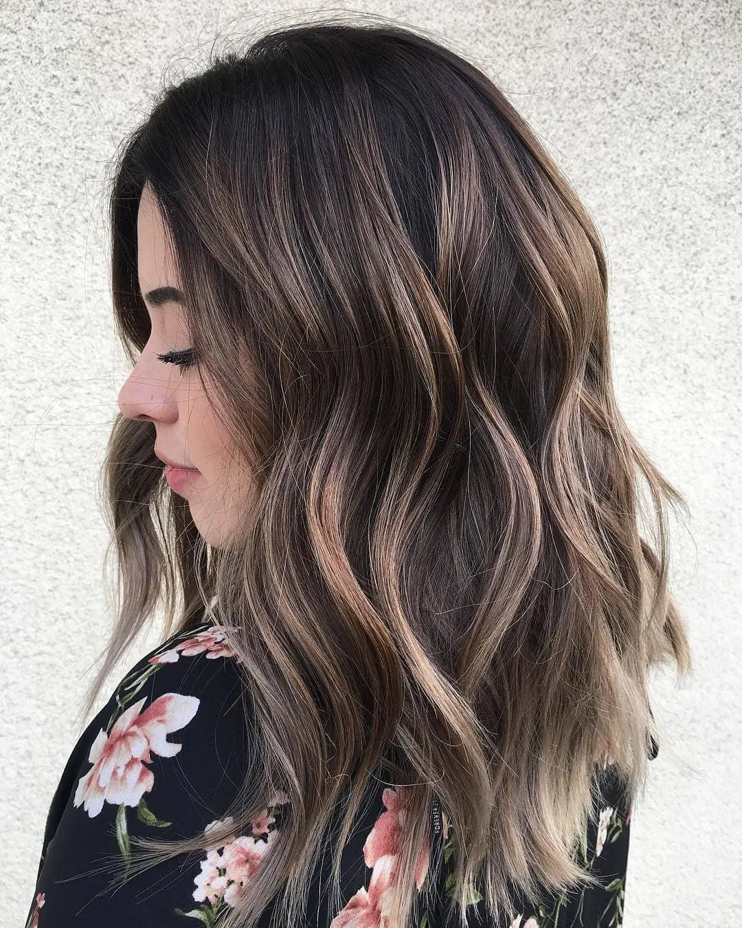 dark brown hair with highlights dark brown hair with highlights