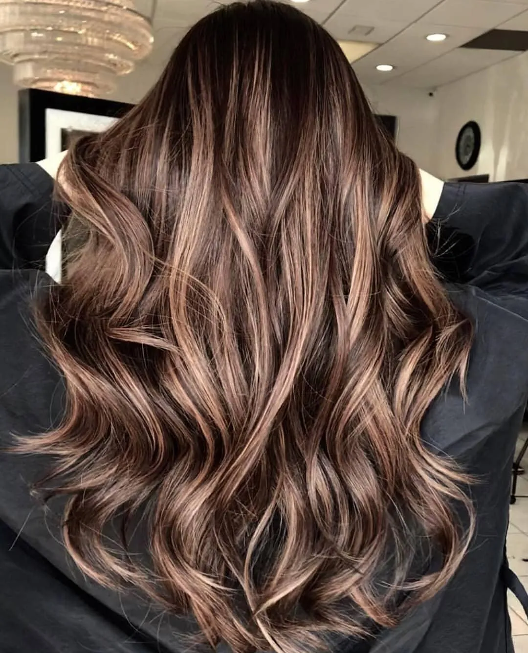 dark brown hair with highlights dark brown hair with highlights