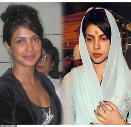 Priyanka Chopra Miss India without makeup photos