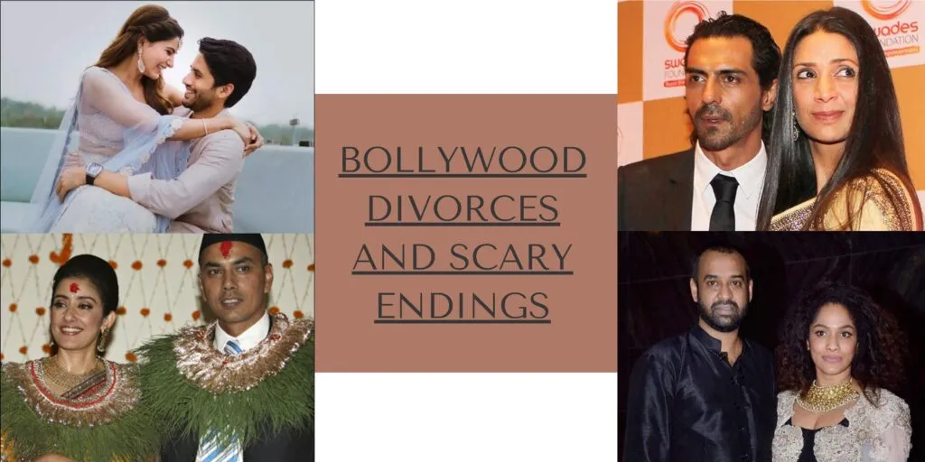 Famous Bollywood Divorces and Scary Endings