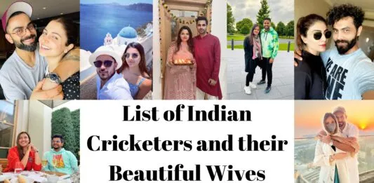List of Indian Cricketers and their Beautiful Wives