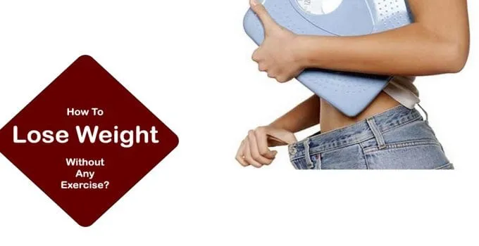 Lose weight without exercise