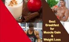 best breakfast muscle gain weight loss