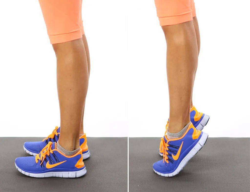 Calf Raises - full body workout Calf Raises - full body workout