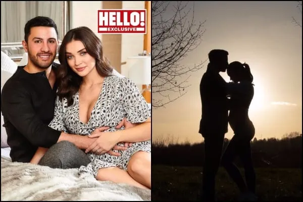 Amy Jackson is Showing off her cute baby bump