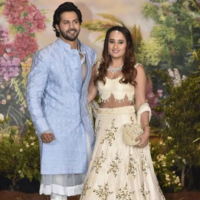Varun Dhawan and Natasha Wedding