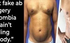 OMG : This Celeb shows off his surgical six pack surgery abs 1 Fake Ab Surgery