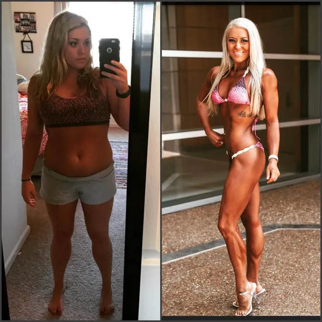 Weight Loss Motivation: A woman lost over 70 lbs to become a fitness competitor
