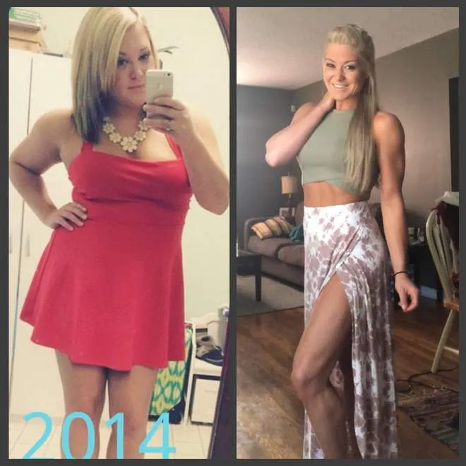 BREAKING : A women lost over 70 lbs to become a fitness competitor 