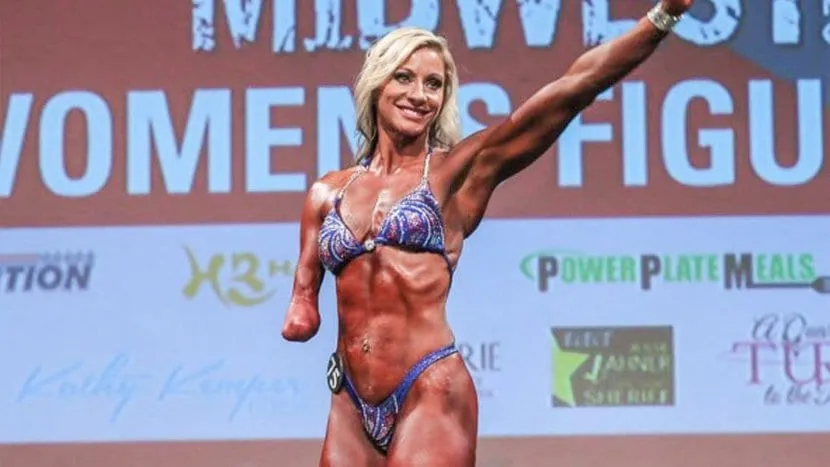 [Fitness Motivation] Elizabeth Galvan: Handicapped Female Bodybuilder