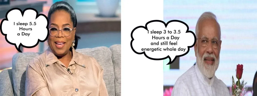 Celebrities and Other Successful People Sleep Timings?