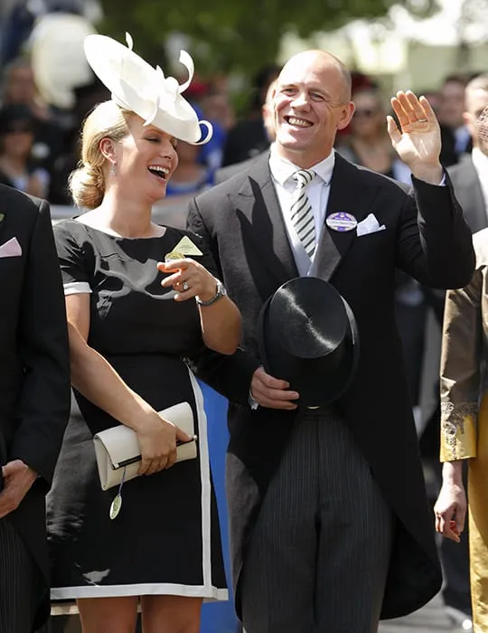 Zara Tindall with hair bun 