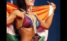 A small town girl becomes a fitness star in Bikini and heels 1 Bhavsara bikini bodybuilder India