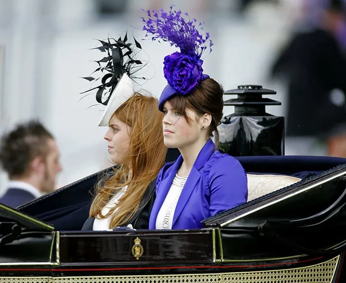 Princess Eugenie, with bun hairstyle