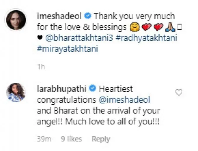 Esha Deol is the Proud Mommy of a Girl child 1 Esha Deol is the Proud Mommy of a Girl child 1