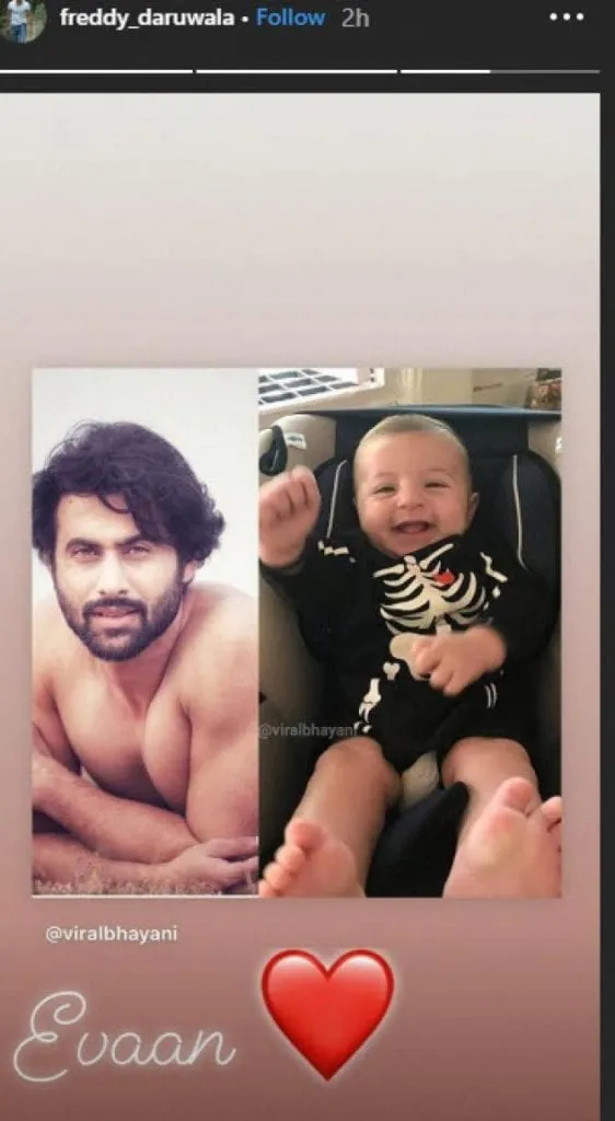 Freddy Daruwala shares first picture of his baby boy