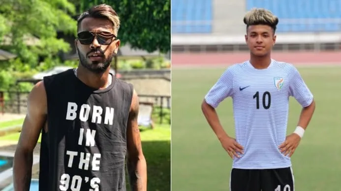 Hardik Pandya and Komal Thattal Hairstyle