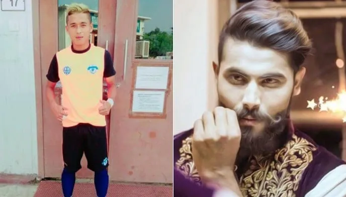 Ravindra Jadeja and Nongdamba Naroem Hairstyle