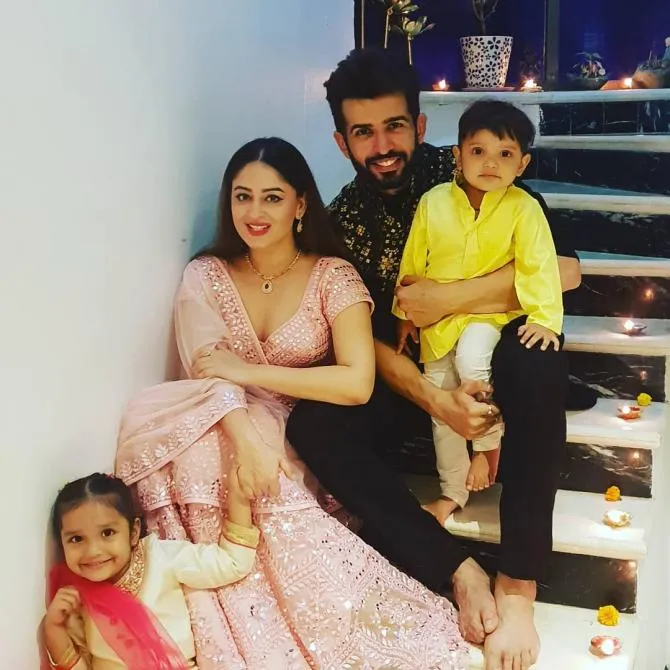 Mahhi Vij with her husband Jay Bhanushali
