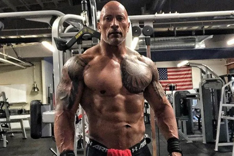 dwayne johnson workout and diet
